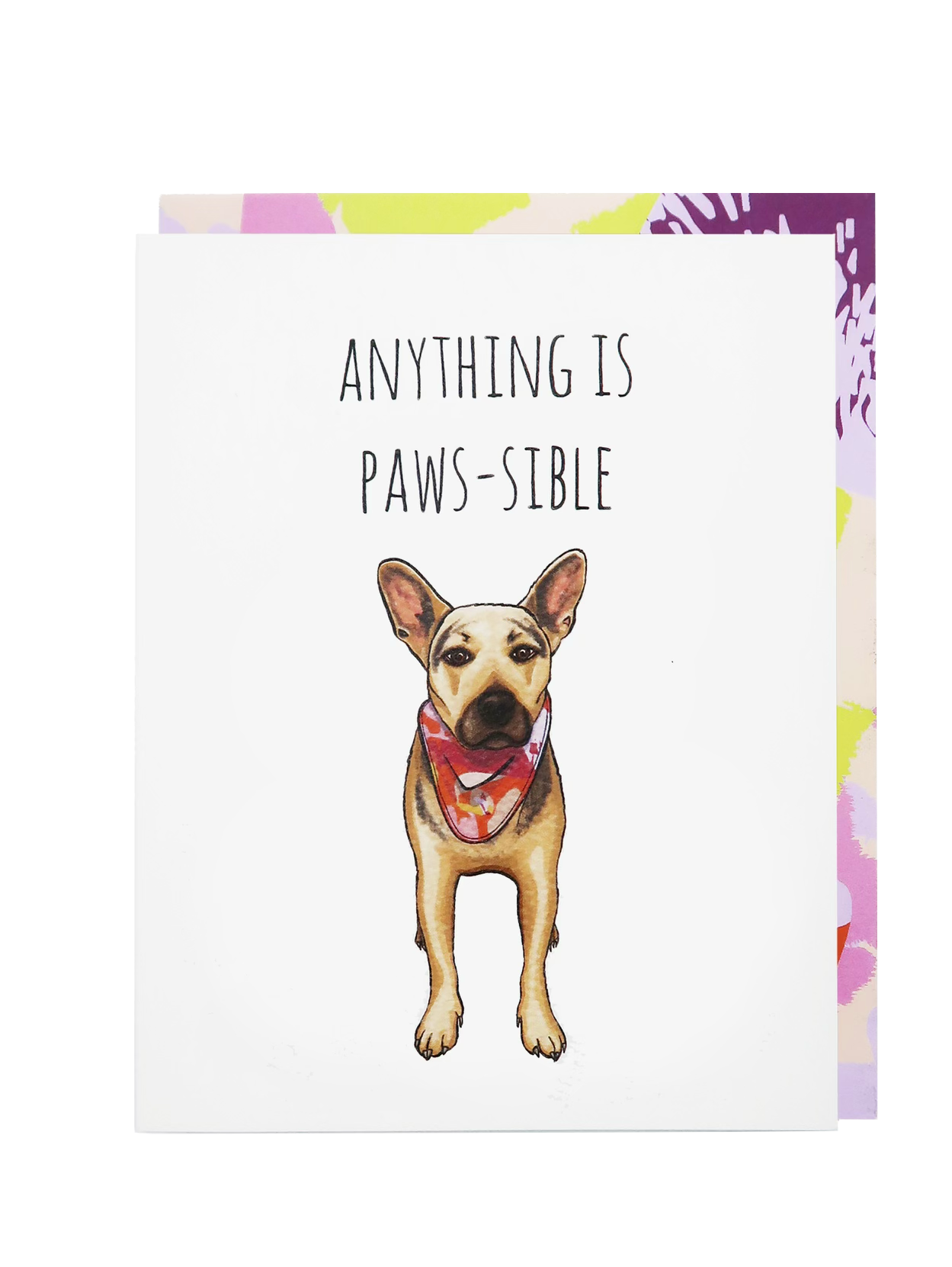 Anything is Paws-ible Greeting Card