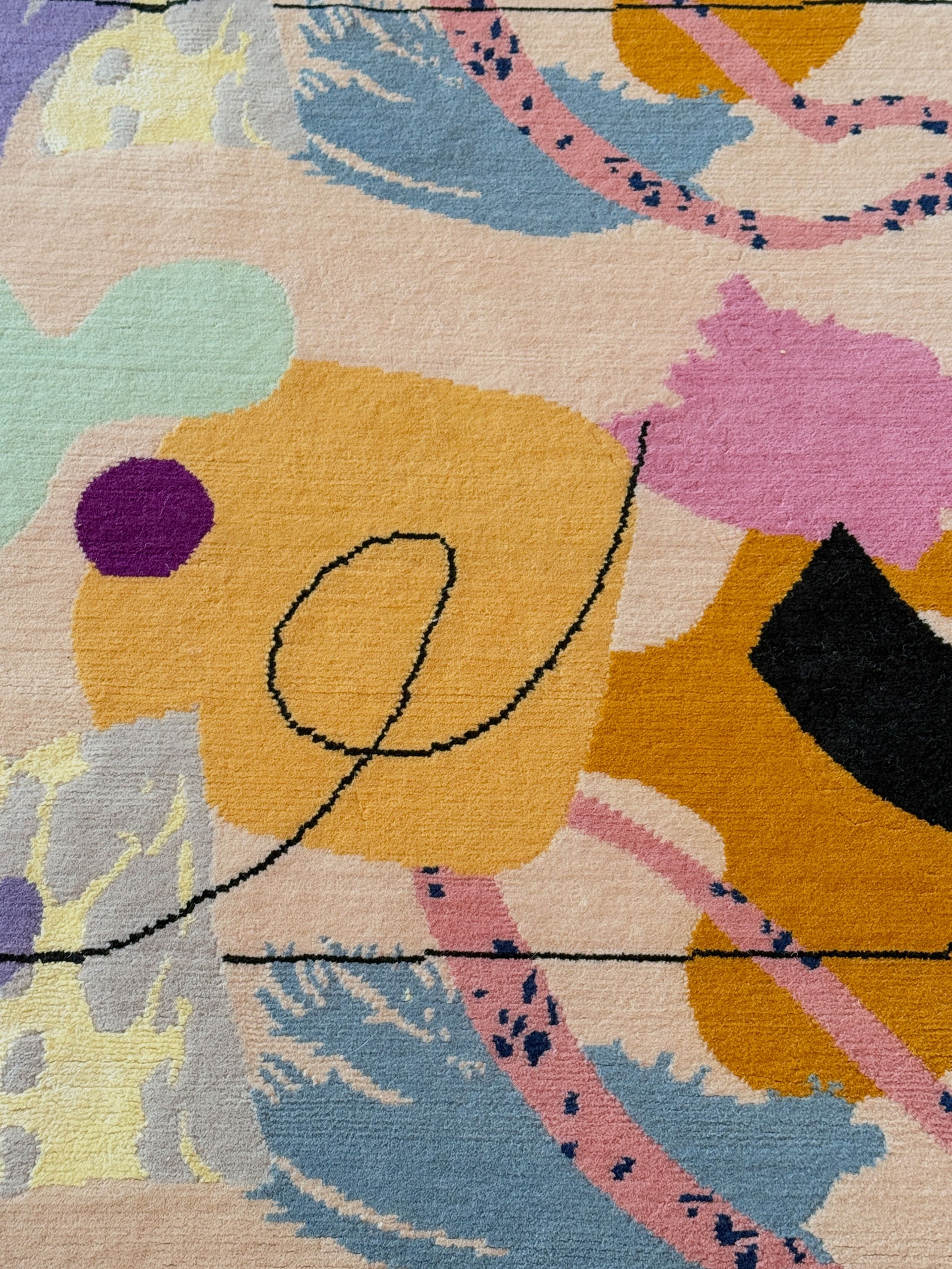 One of a kind-Hand Knotted Rug, Sample