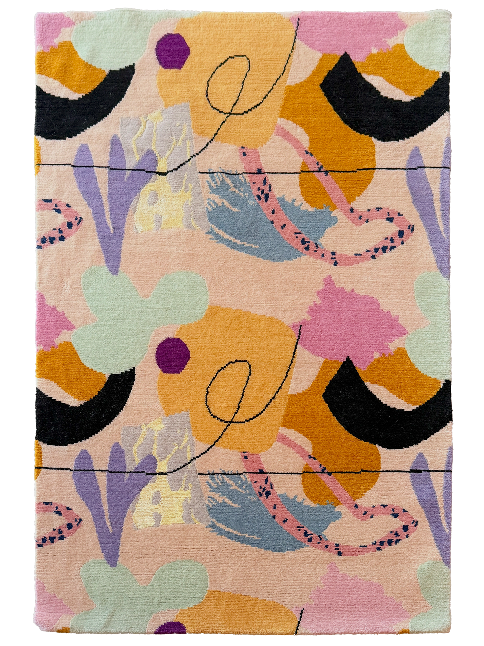 One of a kind-Hand Knotted Rug, Sample