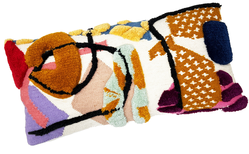 Lumbar Pillow 04, squiggle