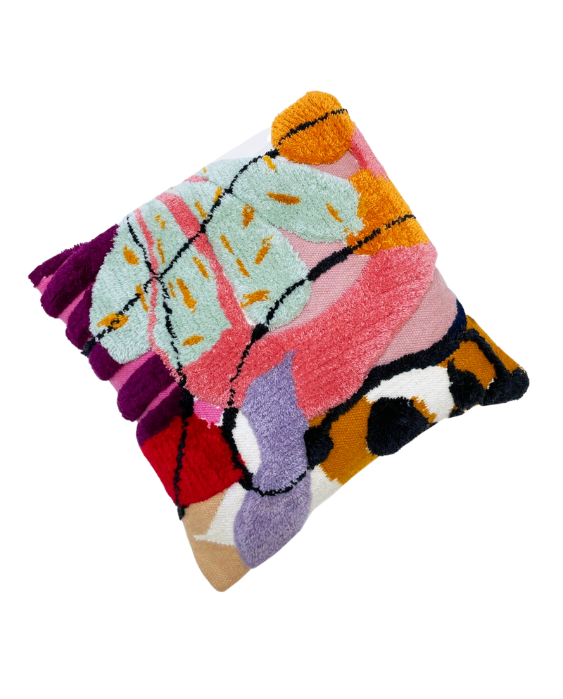 Arrangement Pillow 18, squiggle