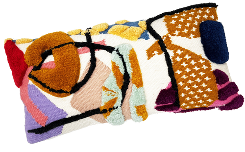 Lumbar Pillow 04, squiggle