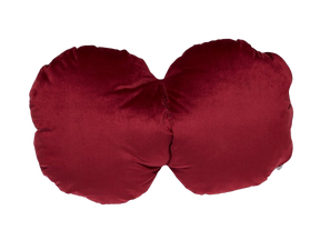 "Shell" Shape Pillow, Berry Sample